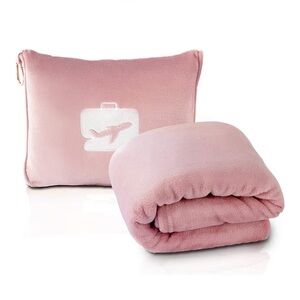 EverSnug Travel Blanket & Pillow 65x40" (Light Pink)